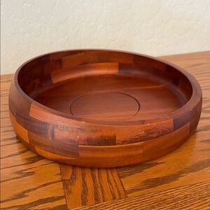 Michael Graves wooden asymmetrical style wooden serving bowl,